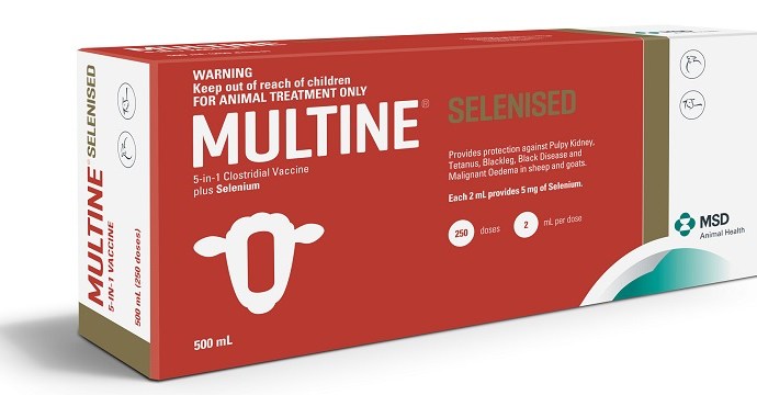 Multine B12 Selenised clostridial vaccine pack