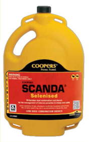 Coopers Scanda selenised oral drench for sheep and cattle bottle